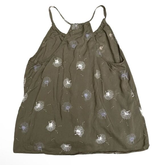 MELROSE AND MARKET Top Womens Medium Dandelion Sleeveless Flowy Blouse Boxy - Picture 2 of 8